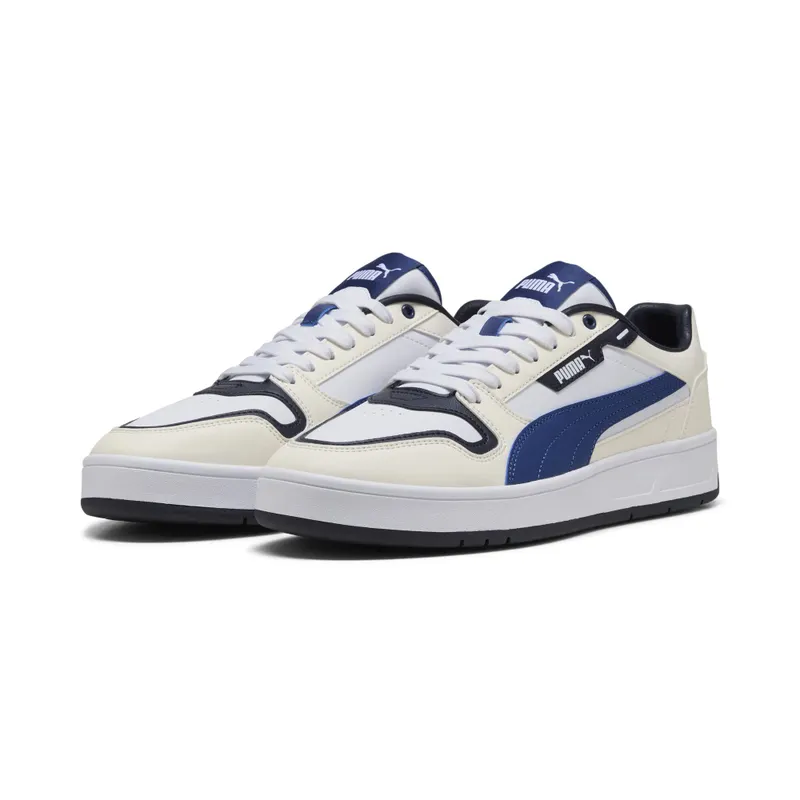 Puma Court Classic Street “Puma White / Blue Jewel / Frosted Ivory” (400196_16)