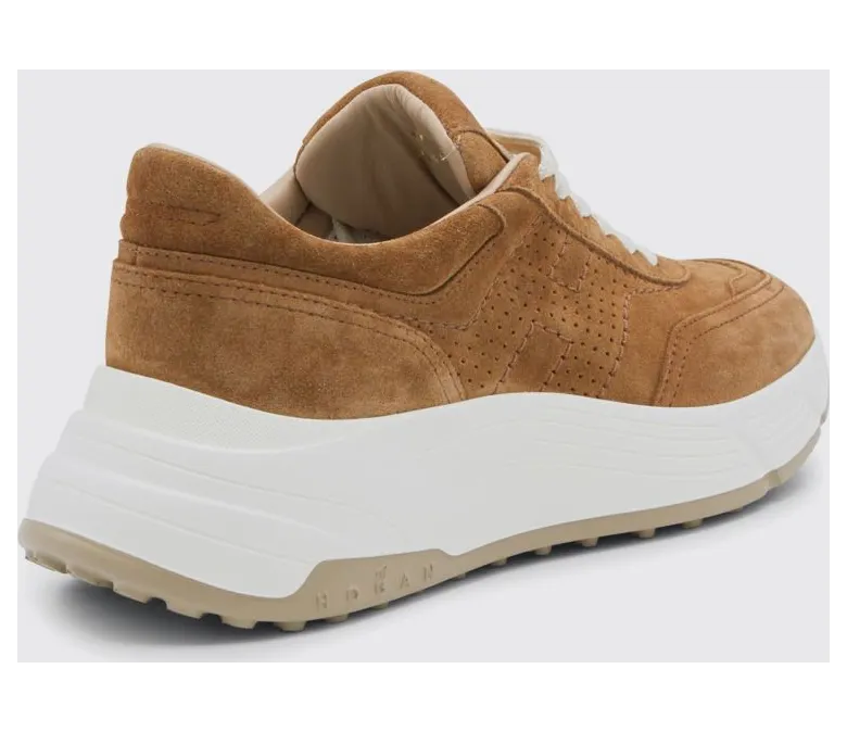 Hogan Suede Platform Sneakers Camel (HXW6690GC10BTMC811) (2)