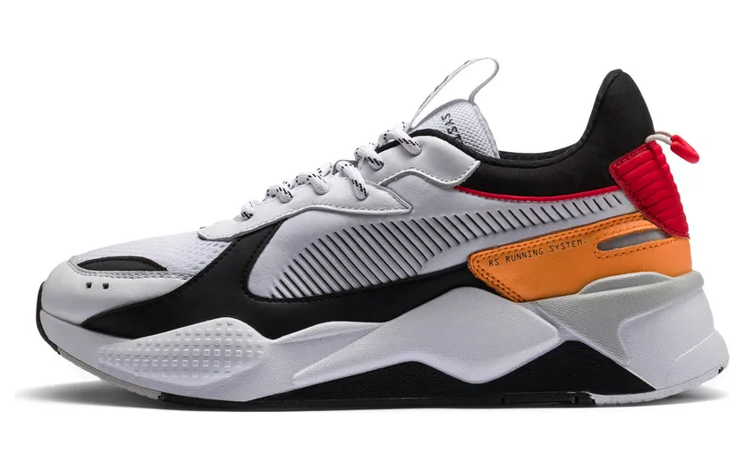 Puma RS-X Tracks White Black Orange