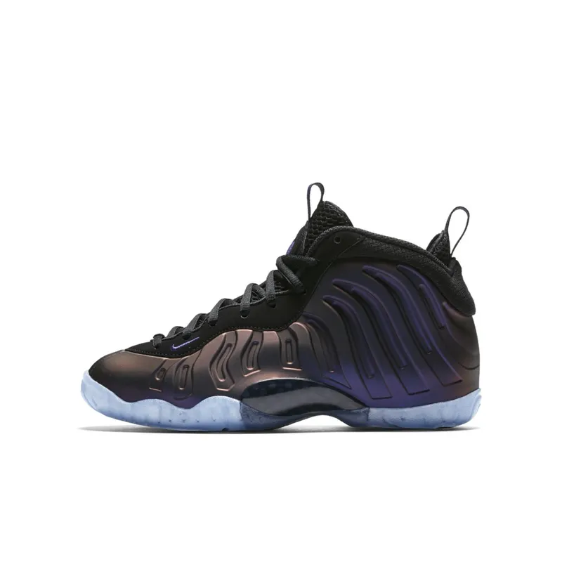 Nike Air Foamposite One Eggplant 2017 (GS) Black/Varsity Purple-Varsity Purple (644791-005)