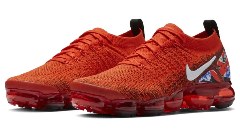 Nike Air VaporMax Flyknit 2 Heel Graphic Team Orange (W)