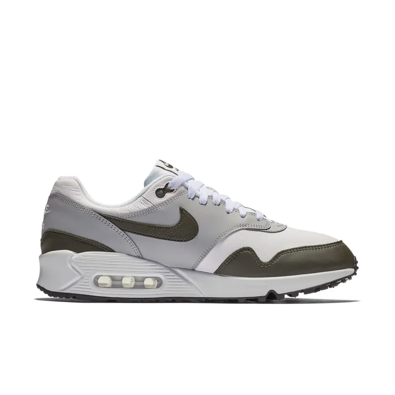 Nike Air Max 90/1 White Cargo Khaki White/Cargo Khaki-Black (AJ7695-107)