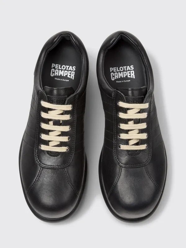 Camper Pelotas Smooth Leather with PU Midsole and Rubber Outsole Black (27205-326PELOTAS0)