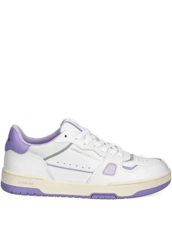 Crime London Sneakers with geborduurd logo – White (28302AA6)