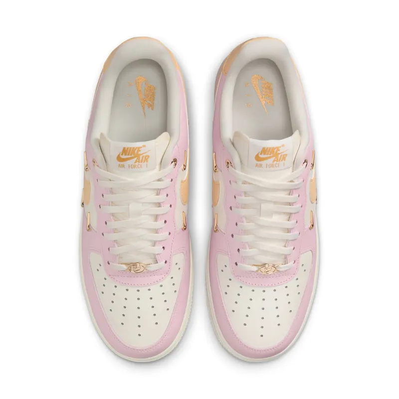 Nike Air Force 1 Low ’07 LX Pink Foam Mini Swoosh (IB2574-600)