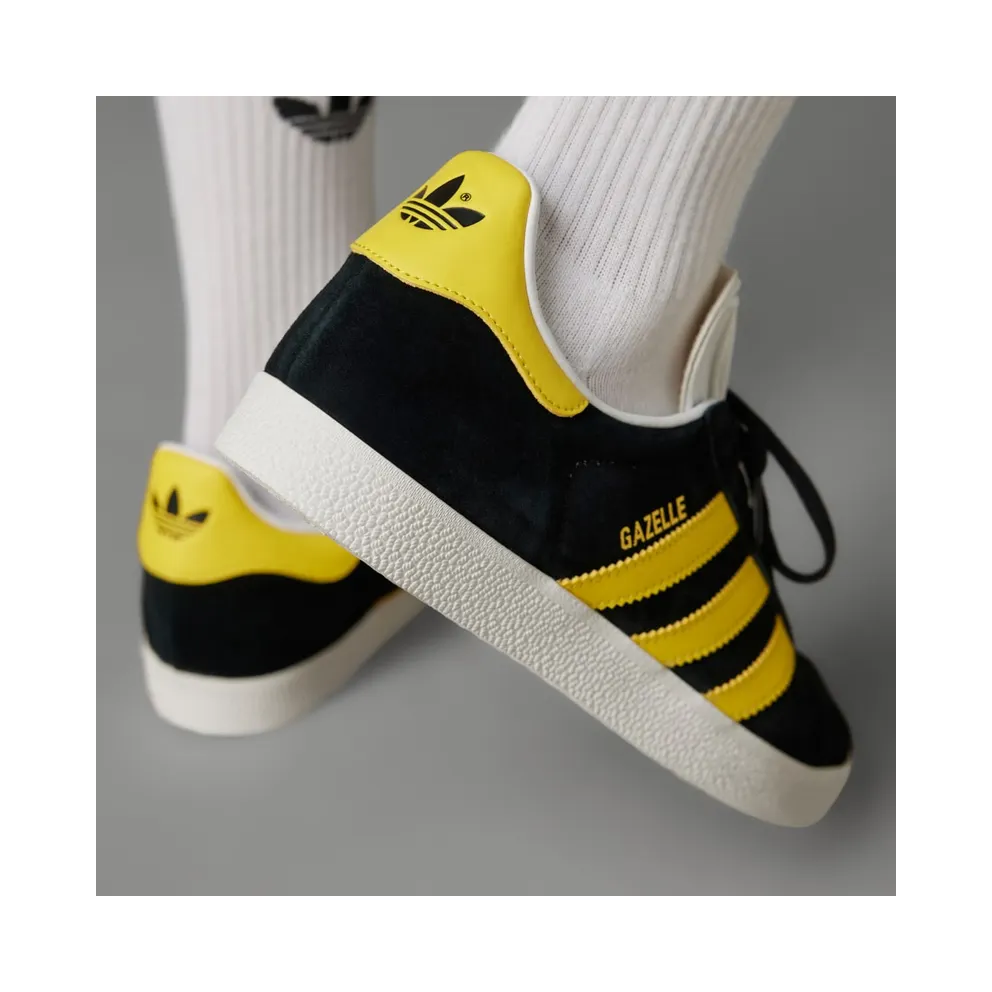Adidas Gazelle Core Black / Impact Yellow / Cloud White (IG0669)