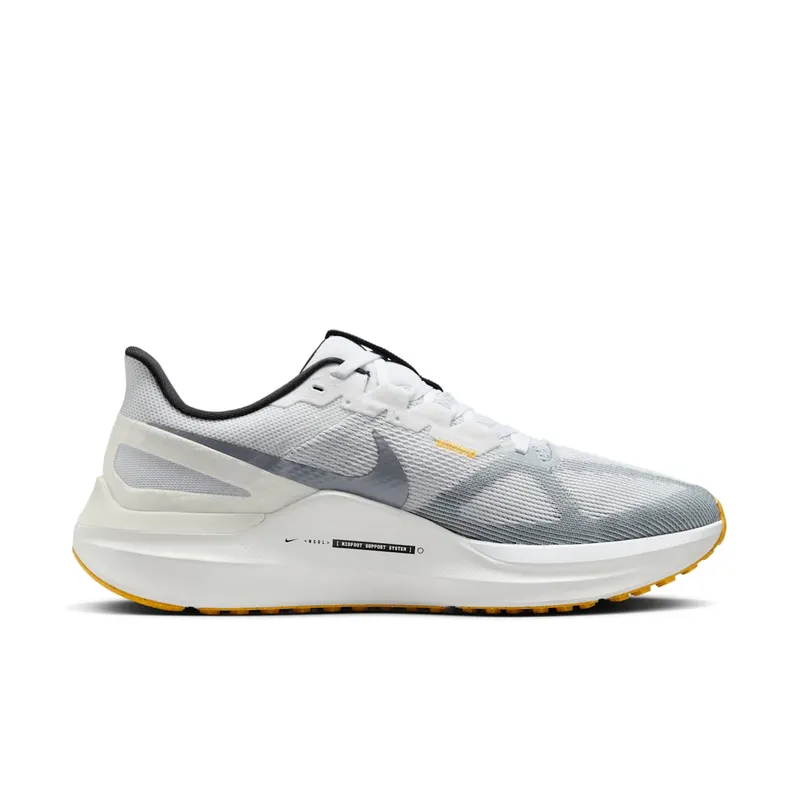Nike Structure 25 White Laser Orange Smoke Grey Black (DJ7883-110)