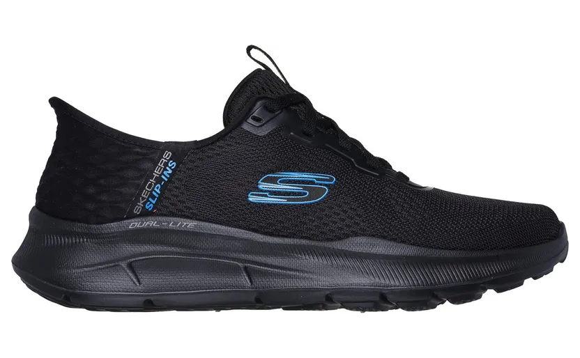 Skechers Slip-ins RF: Equalizer 5.0 – Standpoint Sneaker Zwart/Blauw