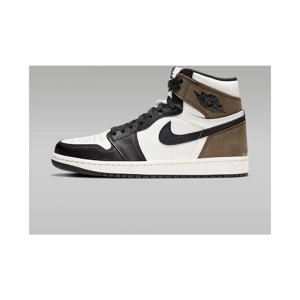 Jordan 1 Retro High Dark Mocha Sail/Dark Mocha-Black-Black (555088-105)