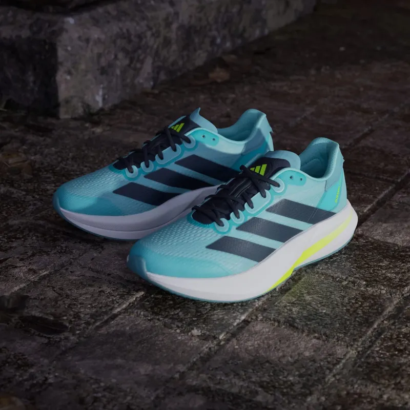 Adidas Duramo Speed 2 Running Shoes Flash Aqua / Aurora Ink / Mint Ton (JS4414)