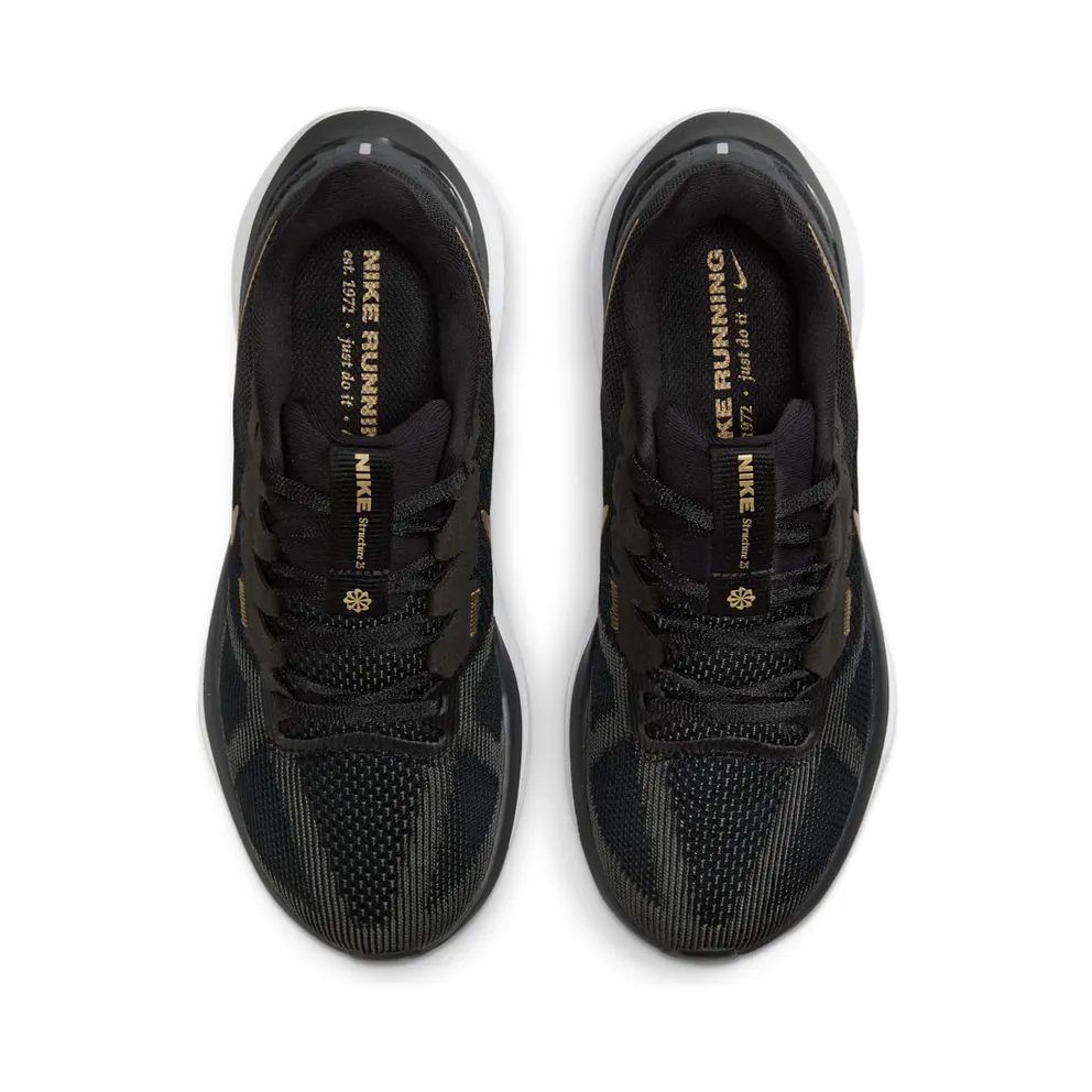 Nike Structure 25 Black White Dark Smoke Grey Metallic Gold (DJ7884-003)