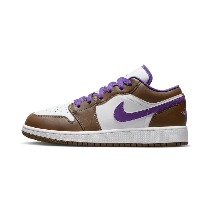 Air Jordan 1 Low GS “Palomino / White / Wild Berry” (553560-215)