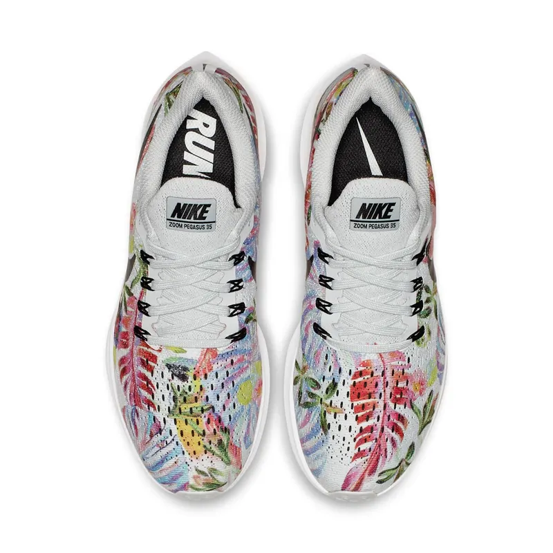 Nike Air Zoom Pegasus 35 White Floral (W) Pure Platinum/Black-White (AV3520-001)