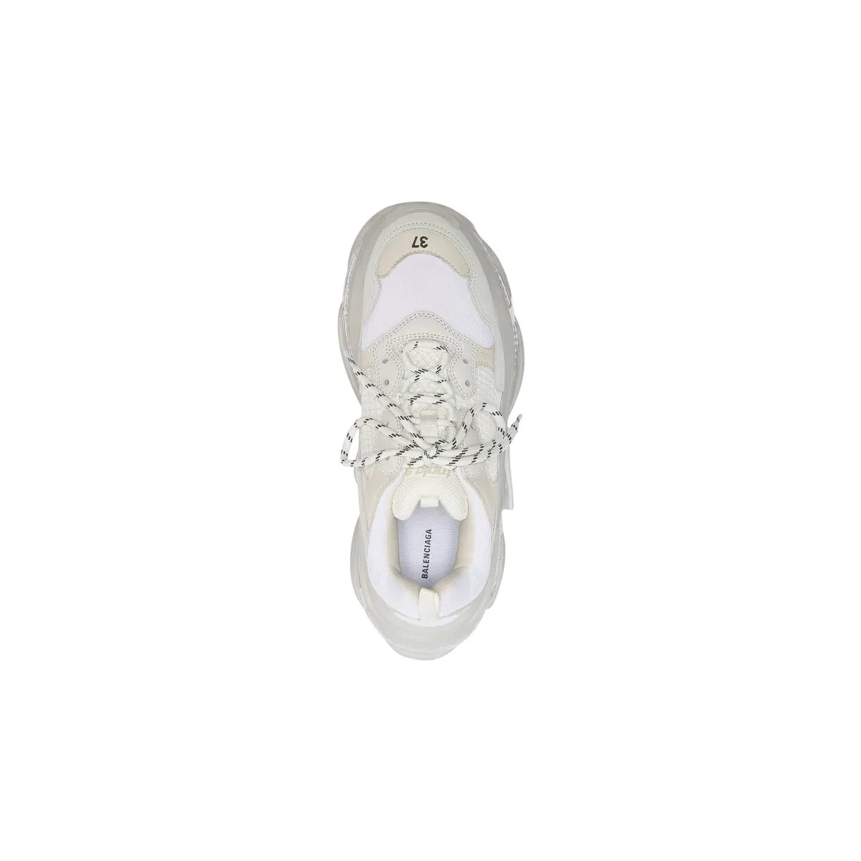 Balenciaga Triple S Clear Sole White (W) (544351W2FB19000) (4)