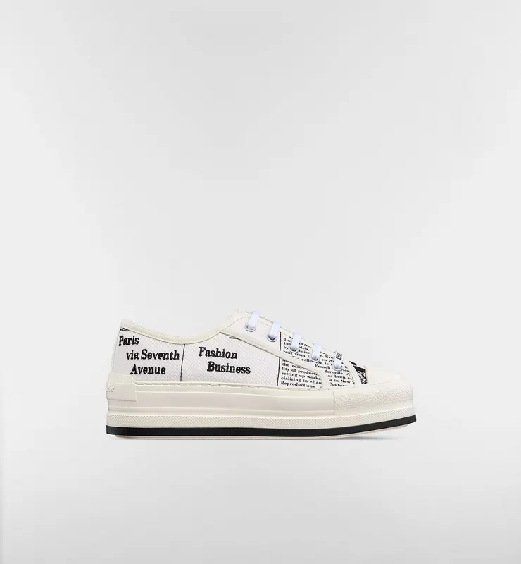 DIOR Walk’n’Dior-sneaker met plateauzool (KCK385NET-S19W)