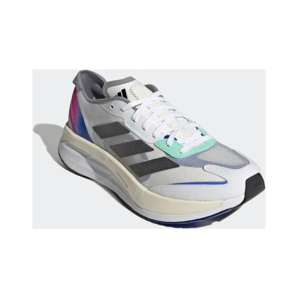 adidas Adizero Boston 11 Cloud White / Core Black / Lucid Blue (HQ3693)