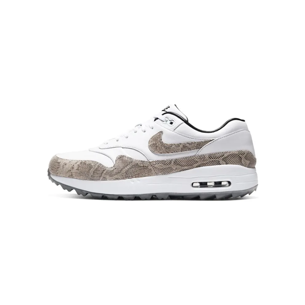Nike Air Max 1 Golf Snakeskin White/Atmosphere Grey (CI6876-101)