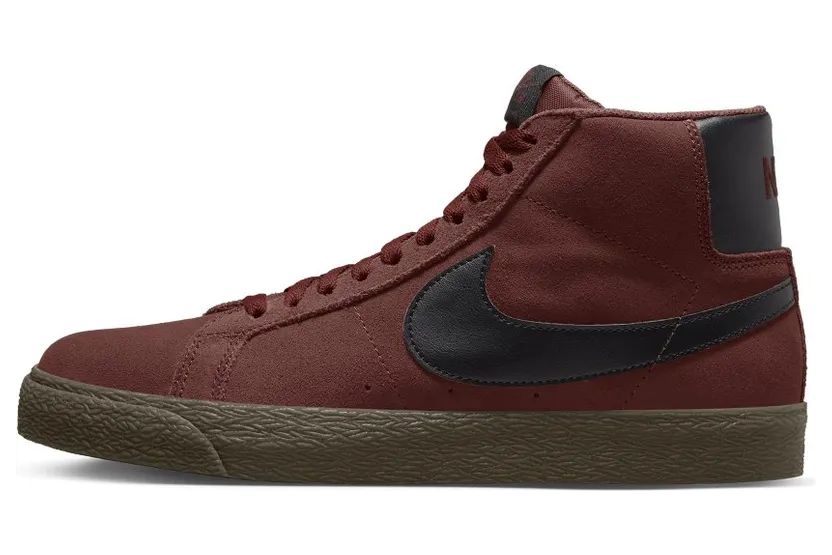 Nike SB Zoom Blazer Mid Skateschoen Bruin (864349-204)