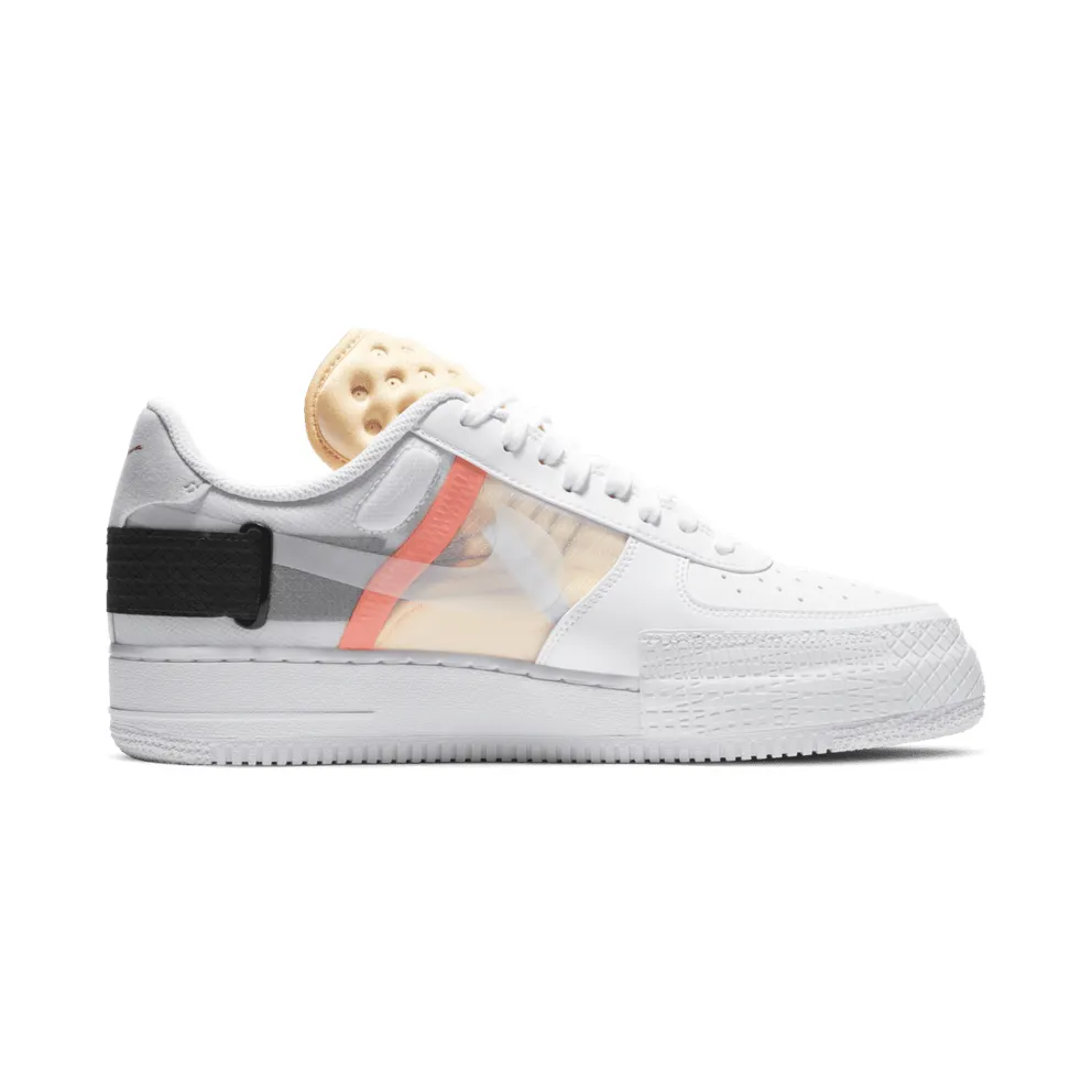 Nike Air Force 1 Type White Melon Tint White/Black-Melon Tint-Habanero Red (CZ7107-100)