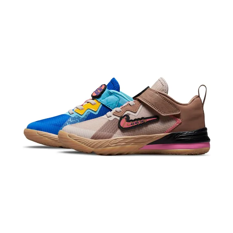 Nike LeBron 18 Low Wile E. vs Roadrunner Space Jam (DJ3761-401)
