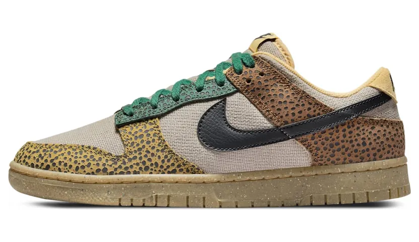 Nike Dunk Low Safari Cacao Wow Golden Moss (DX2654-200)