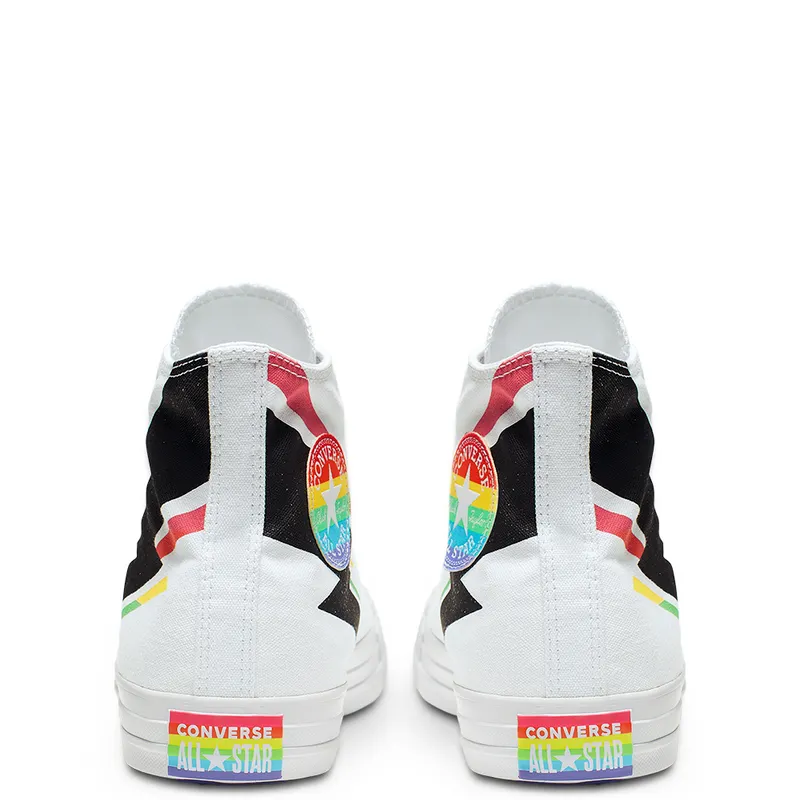 Converse Chuck Taylor All-Star Hi Pride White (2019) White/Black-Multi (165715C)
