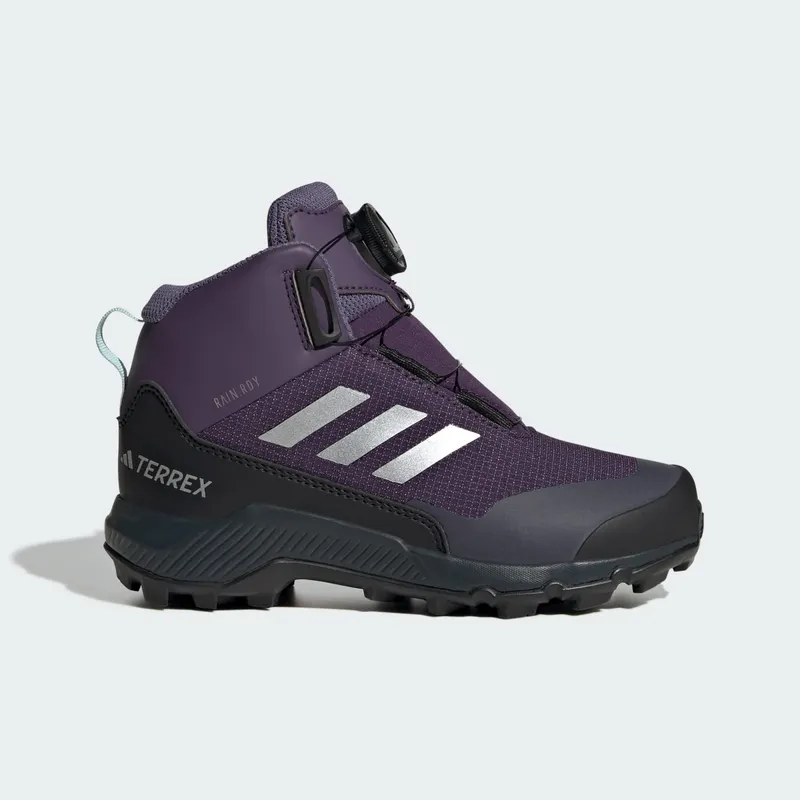 Adidas Terrex Winter Mid BOA RAIN.RDY Hiking Aurora Plum / Matte Silver / Core Black (JS2970)