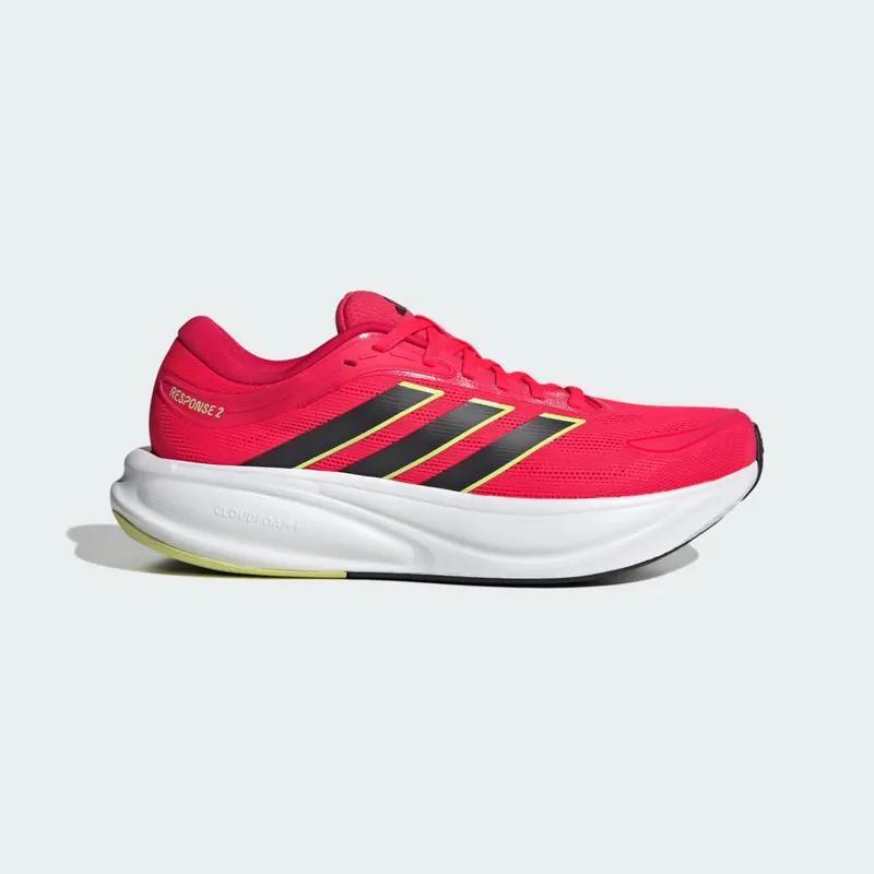 Adidas Response 2 Running Shoes Lucid Red / Core Black / Pulse Lime (KJ1752)
