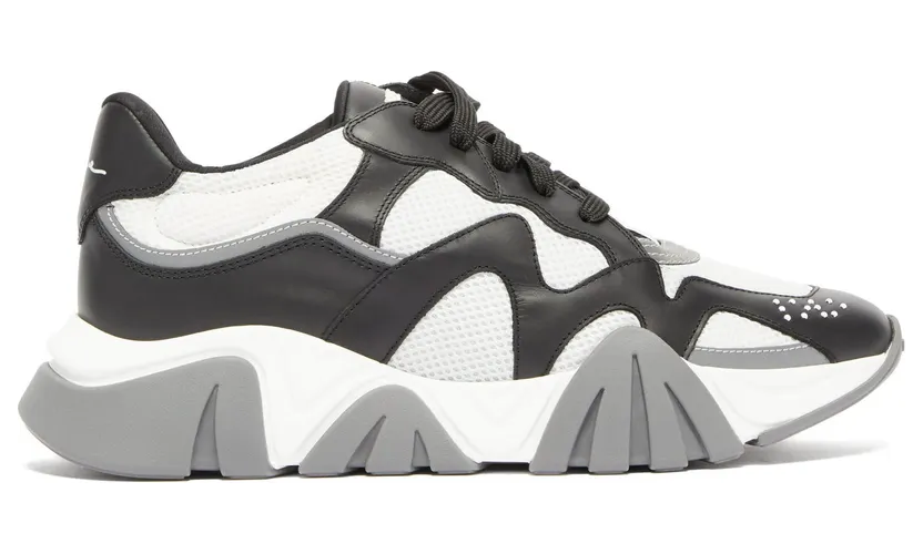 Versace Squalo White Black Mesh