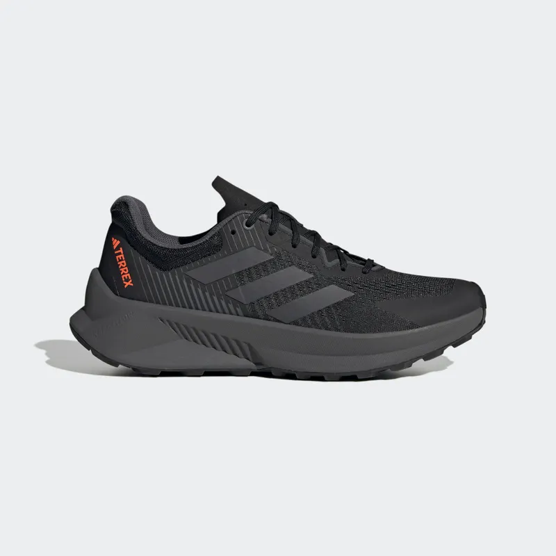 adidas TERREX Soulstride Flow Trail Running Core Black / Grey Six / Impact Orange (GX1822)