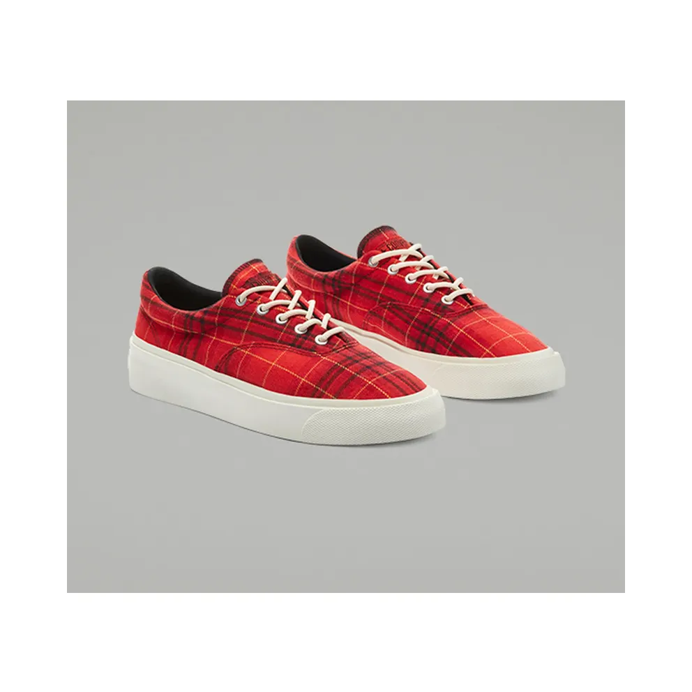Converse Skid Grip Low ‘Twisted Plaid – Haute Red’ Haute Red/Egret/Buttercup (169219C)