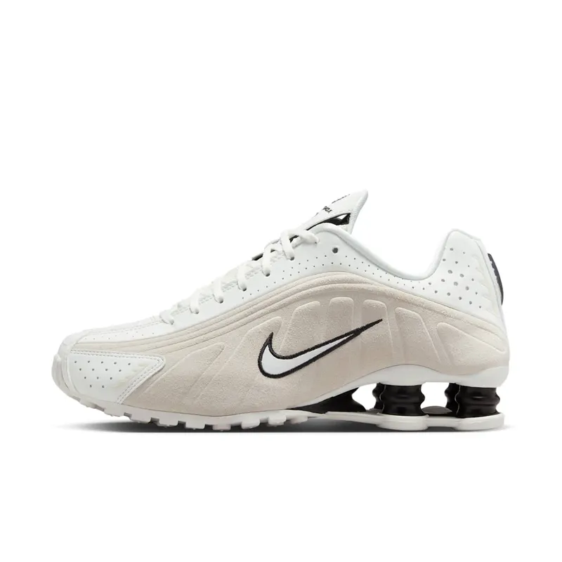 Nike Shox R4 “White Black Suede” (HQ7739-100)