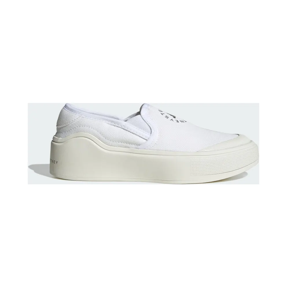 adidas by Stella McCartney Court Slip-On Schuh Cloud White / Cloud White / Core Black (HP3206)