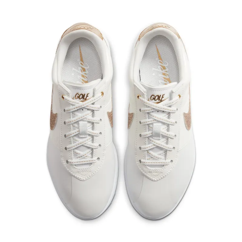 Nike Cortez G Swarovski (W) Summit White/White-Metallic Gold (CI2283-111)