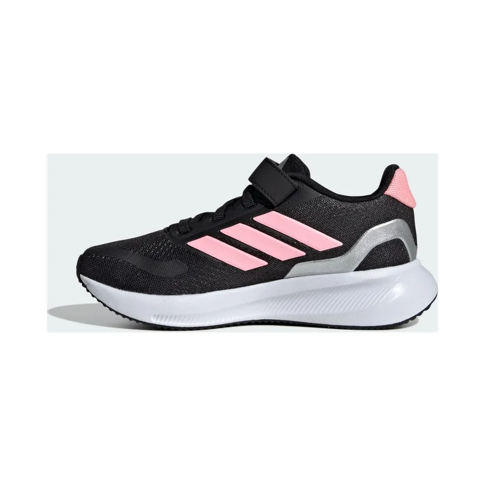 Adidas Runfalcon 5 Kids Core Black / Pink Spark / Silver Metallic (IE8580)