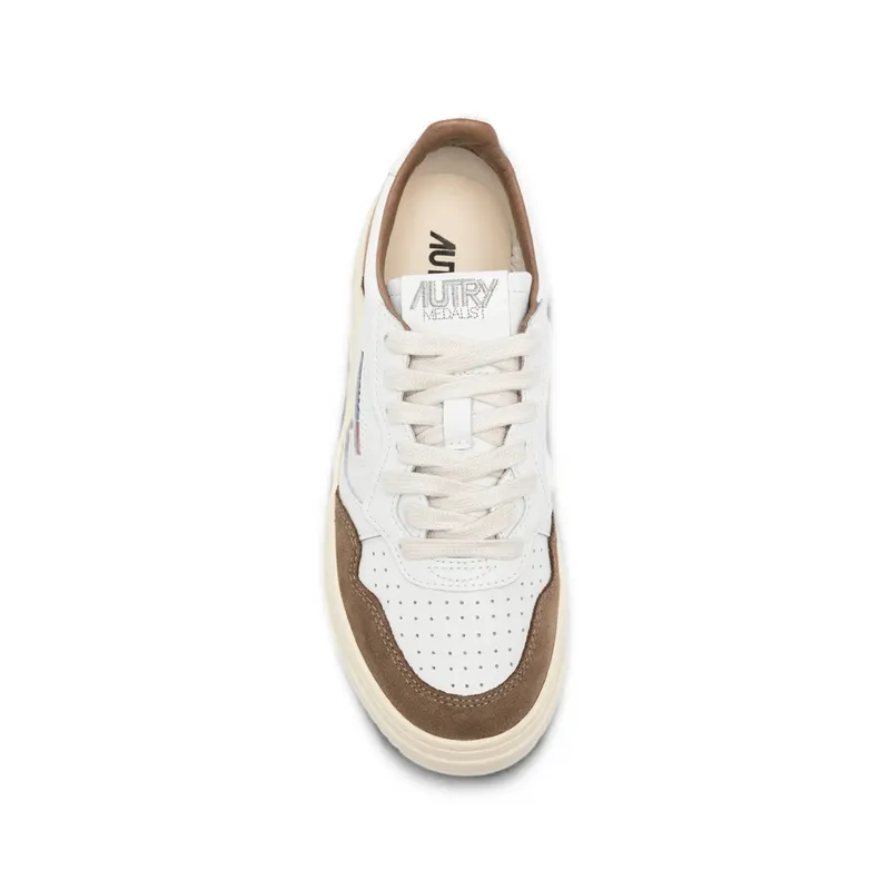 Autry Medalist “White/Brown” (AULW FT17)