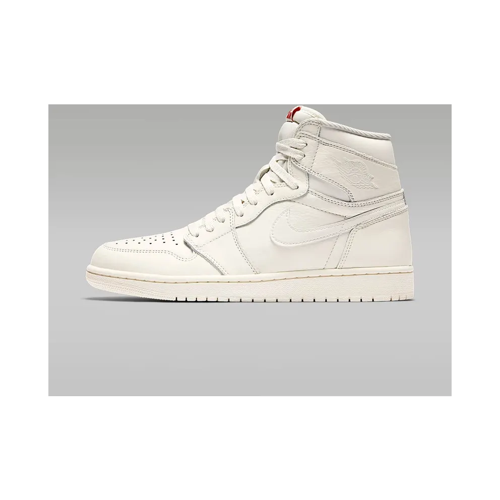 Air Jordan 1 Retro High OG Sail University Red (555088-114)