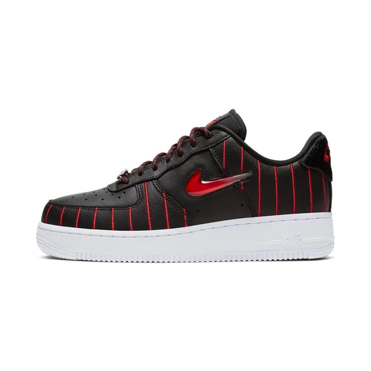 Nike Air Force 1 Jewel QS Chicago “Black / White / University Red” (CU6359-001)