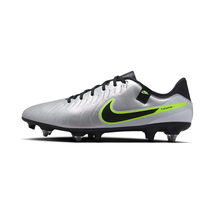 Nike Tiempo Legend 10 Academy SG-Pro AC “Metallic Silver / Volt / Black” (DV4338-001)