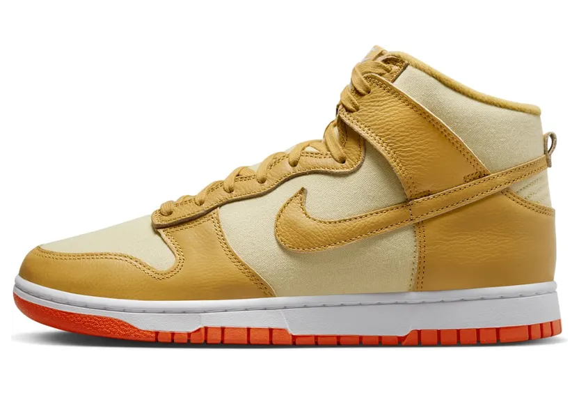 Nike Dunk High “Gold Canvas” (DV7215-700)