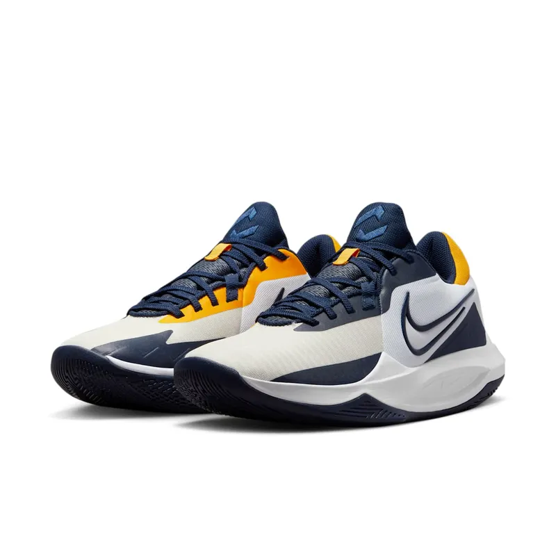 Nike Precision 6 White Midnight Navy Gold (DD9535-101)