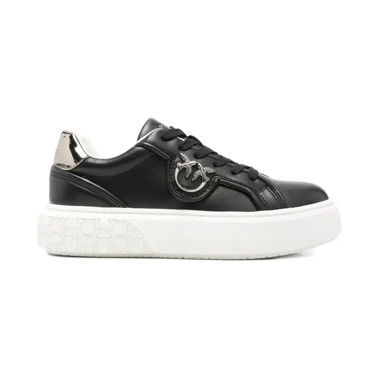 Pinko verfraaid met metallic details en vogel “White” (SS0041P087)