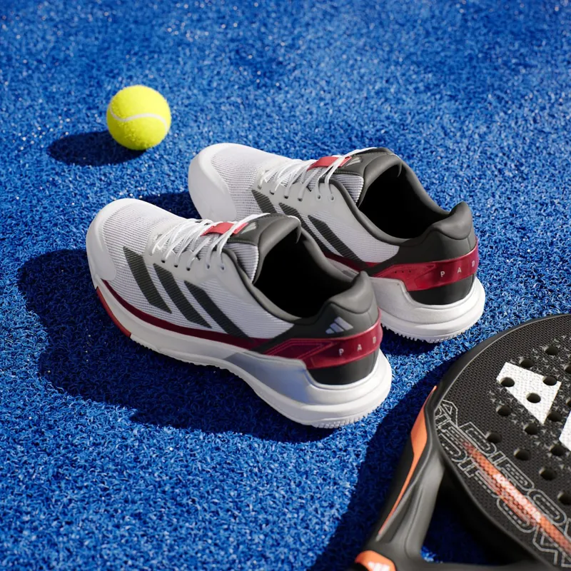 Adidas Crazyquick Padel Cloud White / Core Black / Lucid Red (IE3924)