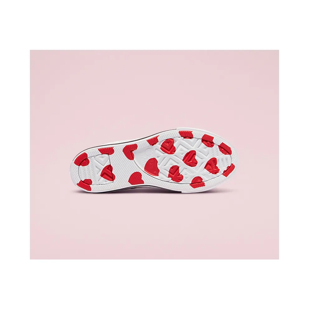 Converse Valentine’s Day Chuck Taylor All Star High Top Vintage White/university Red (671125C)