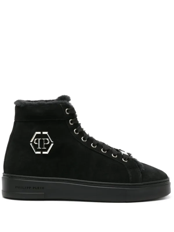 Philipp Plein Hexagon High-Top-Sneakers – Schwarz (AABSUSC0358PLE009N)