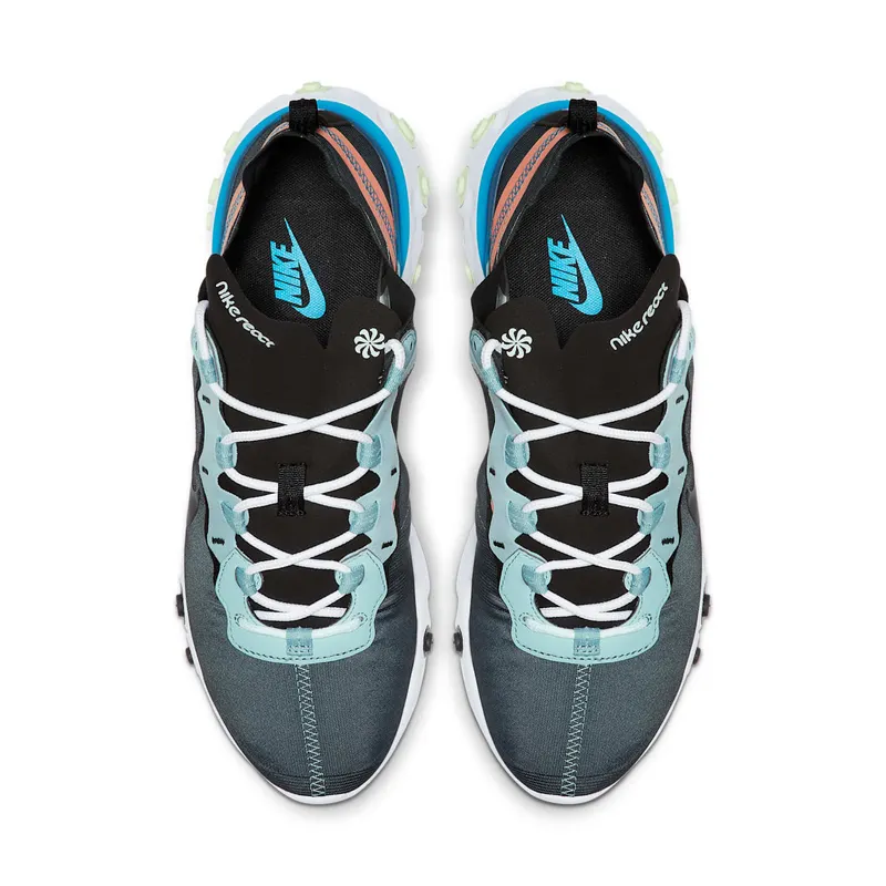 Nike React Element 55 Ocean Cube Ocean Cube/Black-Pink Quartz-Blue Hero-Cedar-White (BQ6166-300)