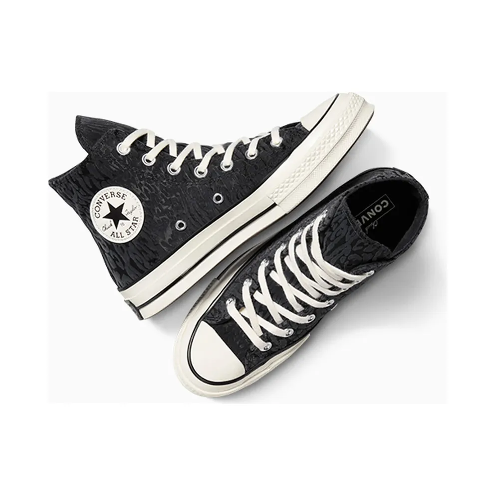 Converse Chuck 70 Hi Black Satin Leopard (A15159C)