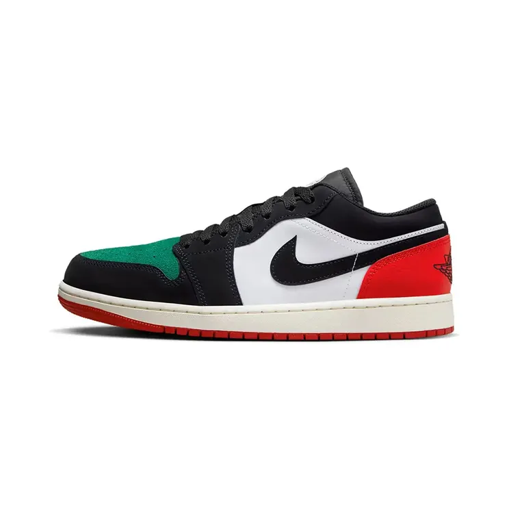 Jordan 1 Low Quai 54 – “Green / Black / Red” (DQ6703-100)