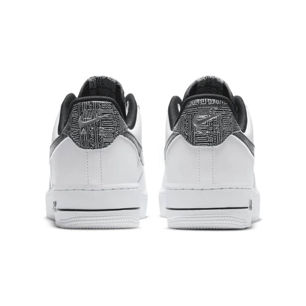 Nike Air Force 1 ’07 White Metallic Silver White/Metallic Silver/Black (CZ7933-100)