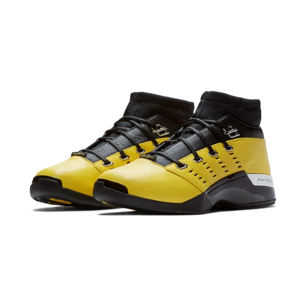 Jordan 17 Retro Low SoleFly Alternate Lightning Black/Lightening-Metallic Silver (AJ7321-003)